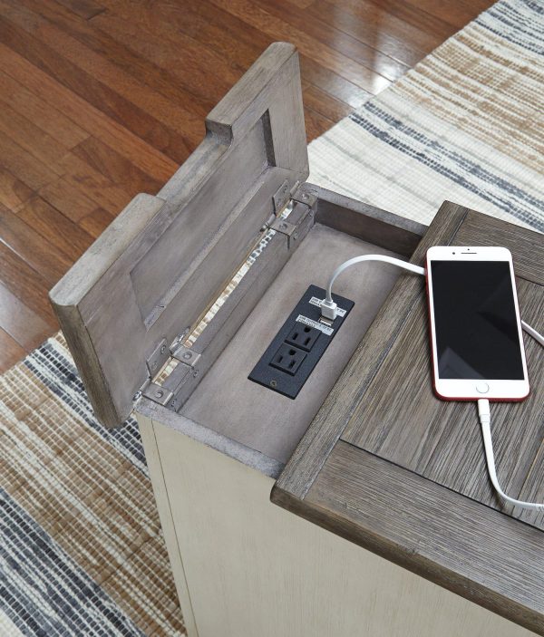 Bolanburg Chairside End Table with USB Ports & Outlets For Discount