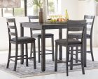 Bridson Counter Height Dining Table and Bar Stools (Set of 5) Supply