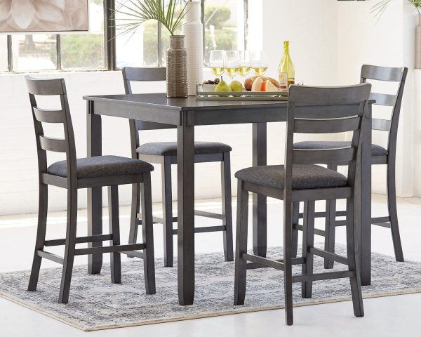 Bridson Counter Height Dining Table and Bar Stools (Set of 5) Supply