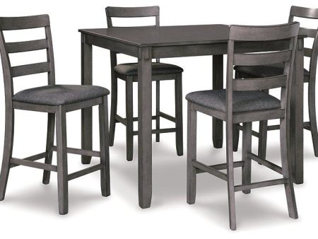 Bridson Counter Height Dining Table and Bar Stools (Set of 5) Supply