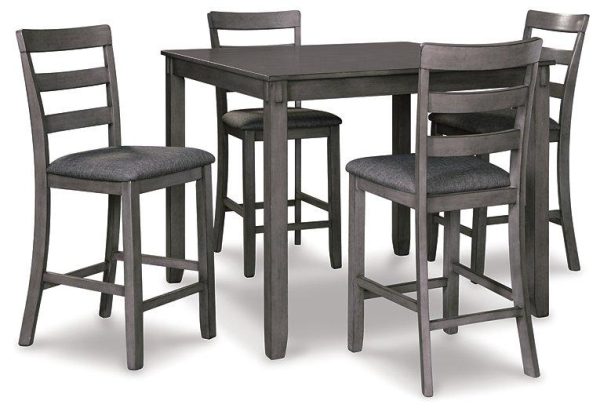 Bridson Counter Height Dining Table and Bar Stools (Set of 5) Supply