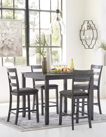 Bridson Counter Height Dining Table and Bar Stools (Set of 5) Supply