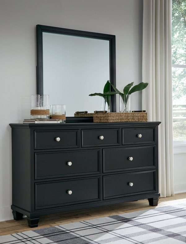 Lanolee Dresser and Mirror Online Hot Sale