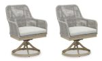 Seton Creek Outdoor Swivel Dining Chair (Set of 2) Sale