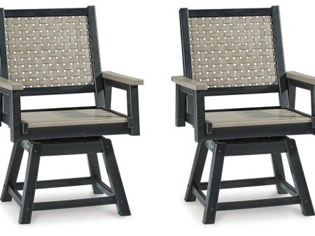 Mount Valley Swivel Chair (Set of 2) Supply