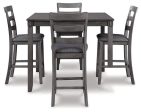 Bridson Counter Height Dining Table and Bar Stools (Set of 5) Supply