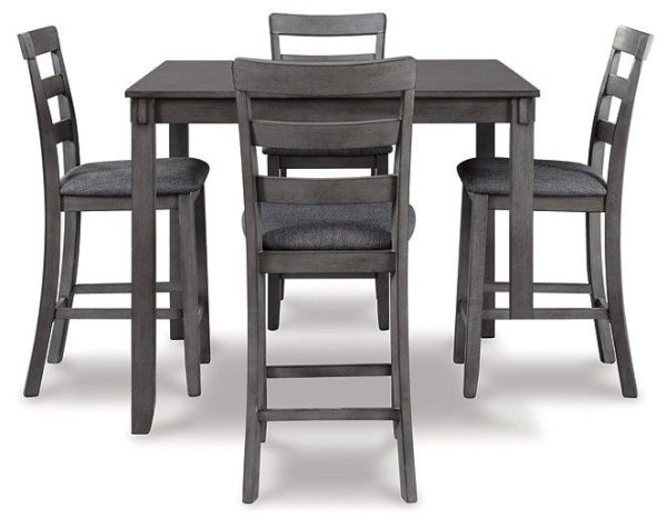 Bridson Counter Height Dining Table and Bar Stools (Set of 5) Supply