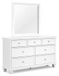 Fortman Dresser and Mirror Cheap