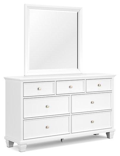 Fortman Dresser and Mirror Cheap