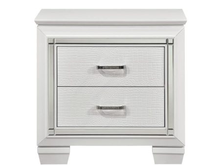 Allura Nightstand in White 1916W-4 For Sale