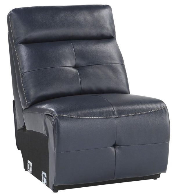 Avenue Armless Chair in Navy 9469NVB-AC Online Sale