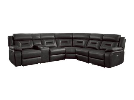 Amite 6pc Sectional Sofa in Dark Gray Online now