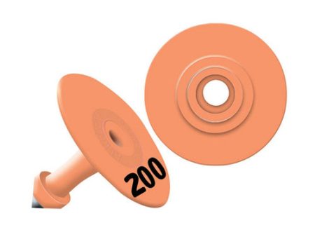 Allflex Global Small Round Numbered Tags 176-200 Orange 1 Count by Allflex Online Sale