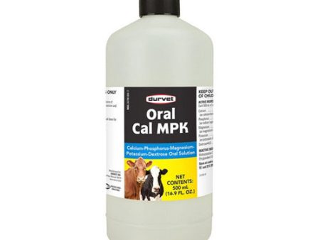 Oral Cal Mpk Cattle Supplement 500 Ml by Durvet Online Hot Sale