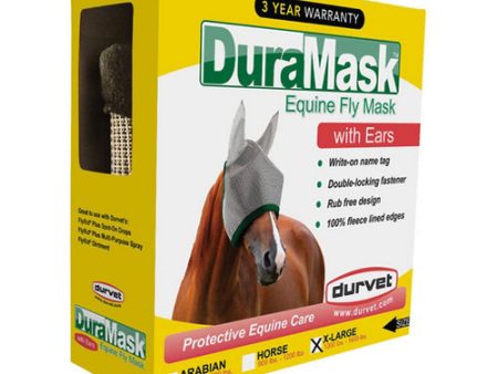 Duramask Equine Fly Mask With Ears With Ears X-Large 1 Each by Durvet Online now