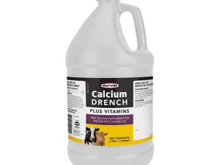 Calcium Drench Plus Vitamins For Cattle 1 Gallon by Durvet Online now