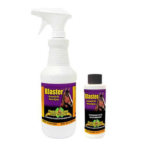 Blaster Essential Oil Horse Spray With Spray Bottle 4 Oz by Finish Line Horse Products, Inc. For Discount