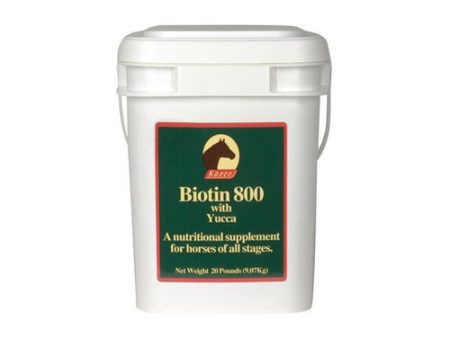 Biotin 800 For Horses Powder 20 Lbs by Kaeco Hot on Sale